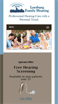 Mobile Screenshot of leesburgfamilyhearing.com